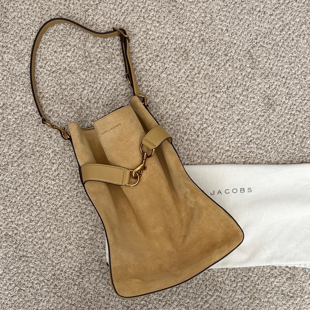 Marc Jacobs suede hobo bag